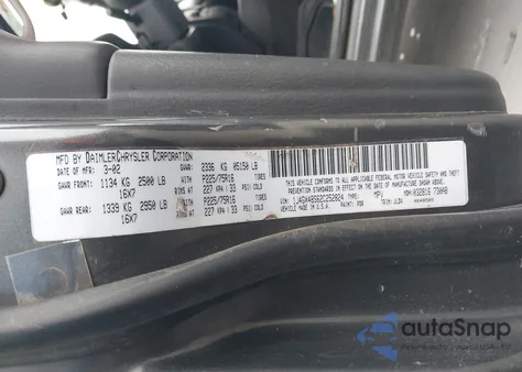 2002 Jeep Grand Cherokee Laredo z USA, uszkodzony, nr VIN 1J4GX48S62C252824